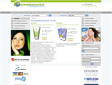 Tablet Screenshot of e-parapharmacie.fr